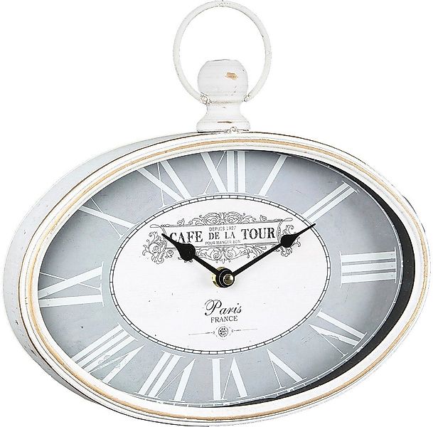 Ambiente Haus Wanduhr Wanduhr ovale 29cm günstig online kaufen