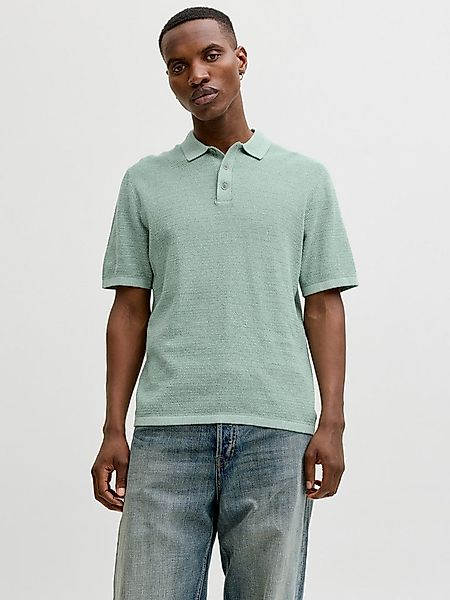 Jack & Jones Kurzarmpullover JJEGEORGE KNIT POLO SS SN mit Polo Kragen günstig online kaufen