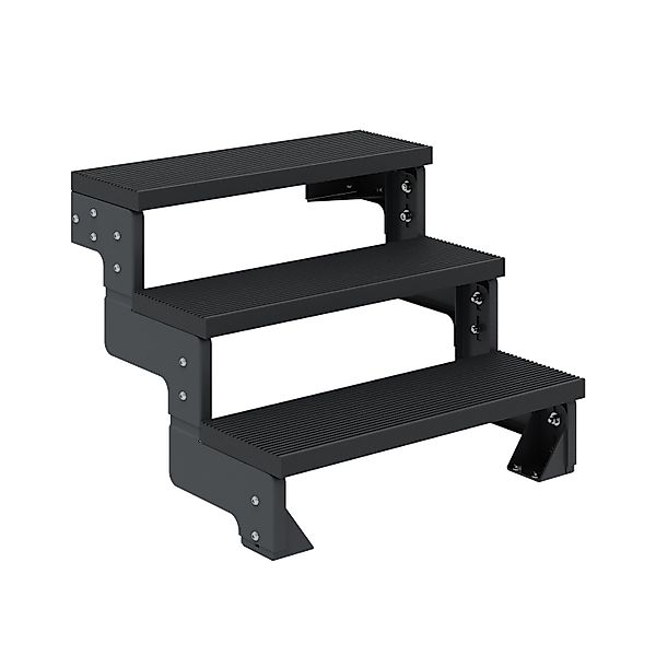 Dolle Außentreppe Gardentop Anthrazit 3 Stufen 80 cm Anthrazit Ohne Gelände günstig online kaufen