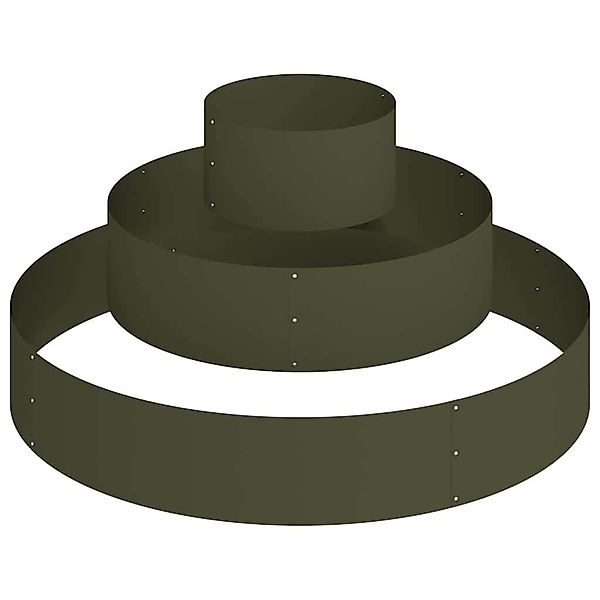vidaXL Blumentopf Gartenblumentopf Olivgrün 120 x günstig online kaufen