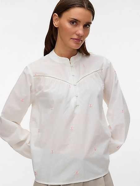 Vero Moda Langarmbluse VMIRIS LS TOP NOOS Baumwolle, allover bestickt günstig online kaufen