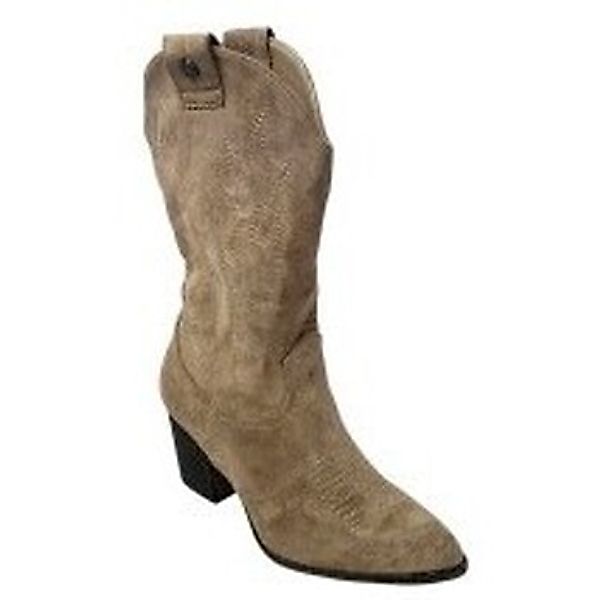 Bienve  Damenstiefel 2a1401 taupefarbener Damenstiefel günstig online kaufen