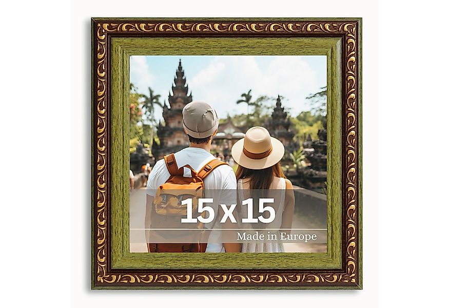 Victor (Zenith) Bilderrahmen Chagall, Antiker Bilderrahmen Grün Braun 15x15 günstig online kaufen