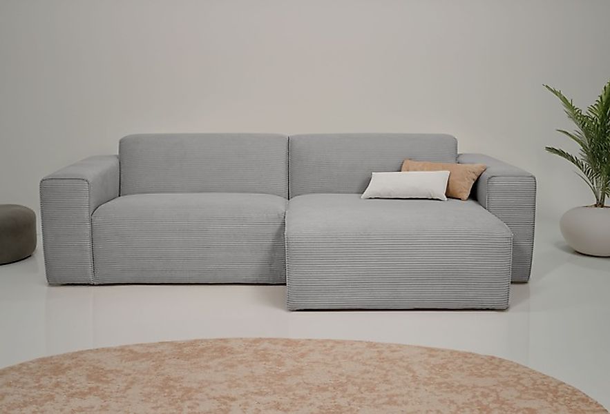 OTTO home Ecksofa »Koa, 228 cm, L-Form, Modulsofa in Cord, Chenille, Strukt günstig online kaufen