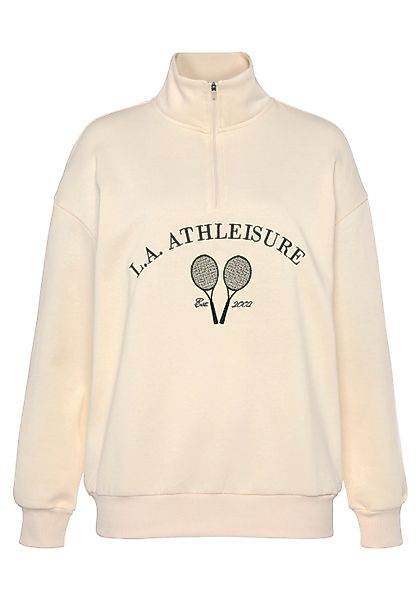 LASCANA ACTIVE Sweatshirt "Tennis", mit Stehkragen und Reißverschluss günstig online kaufen