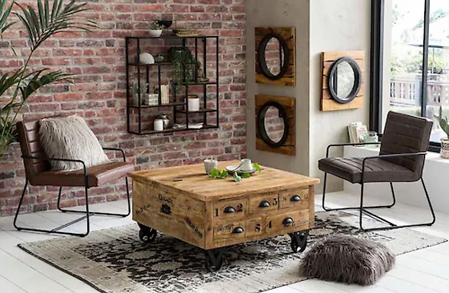 SIT Couchtisch »Rustic«, im factory design, Breite 90 cm, Shabby Chic, Vint günstig online kaufen