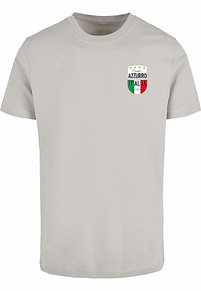 MisterTee T-Shirt "MisterTee Azurro Italia Crest Tee" 1 Stk. tlg. günstig online kaufen