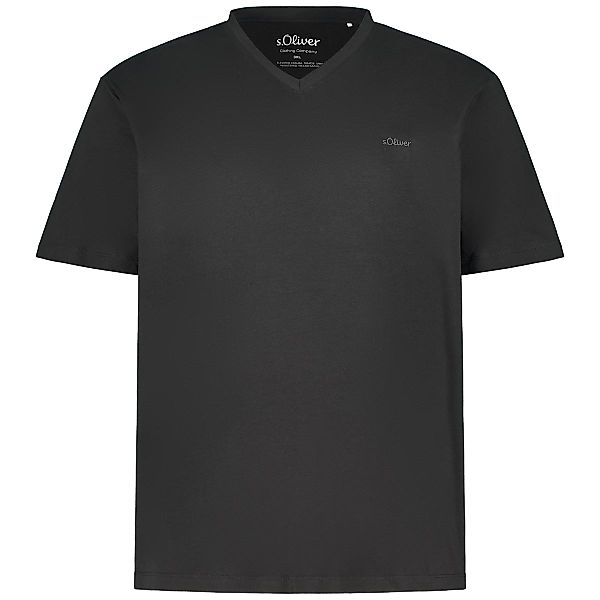 s.Oliver Basic-T-Shirt Farbe schwarz Größe: 4XL günstig online kaufen