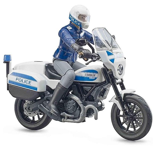Bruder® Spielfigur 62731, (Set, 2-tlg., Bworld Scrambler Ducati Polizeimoto günstig online kaufen