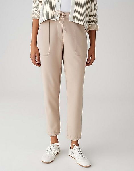 OPUS Stoffhose ERSIMA aus BCI Cotton Mix Schmal zulaufendes Bein, eckige Ta günstig online kaufen