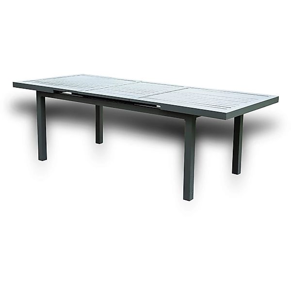 Home Deluxe Ausziehtisch Calido Aluminium Anthrazit 76,5 x 97,5 x 180/240 c günstig online kaufen