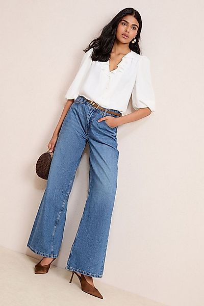 Friends Like These Langarmbluse Friends Like These Volantbluse mit 3/4-Ärme günstig online kaufen