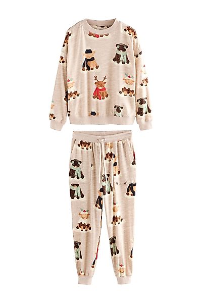 Next Pyjama Langärmeliger Familien-Schlafanzug, Weihnachten (2 günstig online kaufen