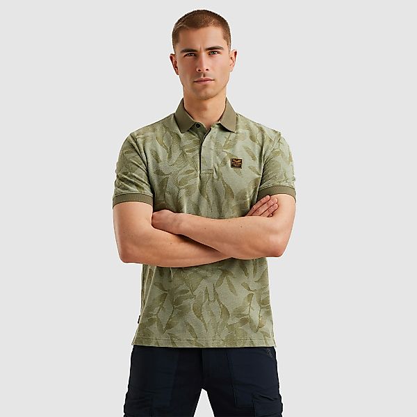 PME LEGEND Poloshirt "Short sleeve polo two tone pique printed", mit All-Ov günstig online kaufen