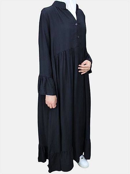 Aymasal Sommerkleid Abaya langarm Damen Hemdkleid MONA Hemdblusenkleid Blus günstig online kaufen