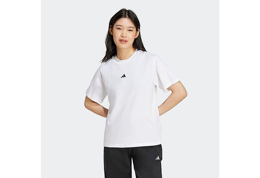 adidas Sportswear T-Shirt ESSENTIALS SMALL LOGO COTTON Basic Design, Rundha günstig online kaufen