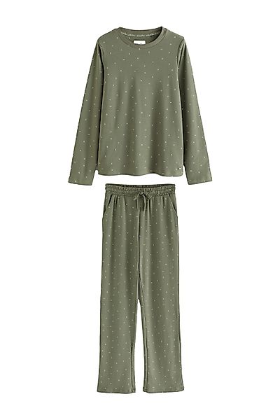 Next Pyjama Langarm-Schlafanzug aus 100 % schwerer günstig online kaufen
