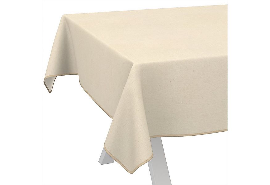 ANRO Tischdecke Alica Leinen Melliert Tischwäsche (Einzelstück 1-tlg), wass günstig online kaufen