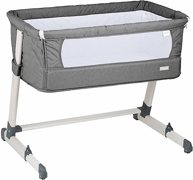 BabyGo Beistellbett »Together, grey«, faltbar günstig online kaufen