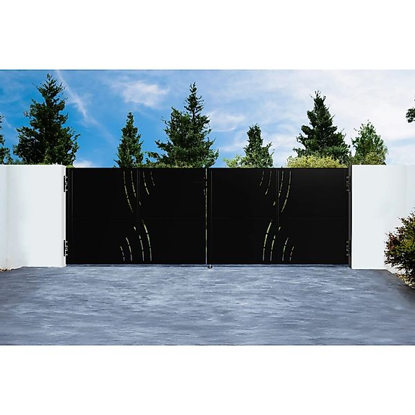 Casanoov Drehtorpaket Nali Veleta 350x120cm & Tor 100x120cm Schwarz günstig online kaufen