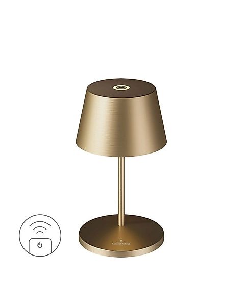 SEOUL 2.0 Outdoor Tischleuchte RC Gold gebürstet günstig online kaufen