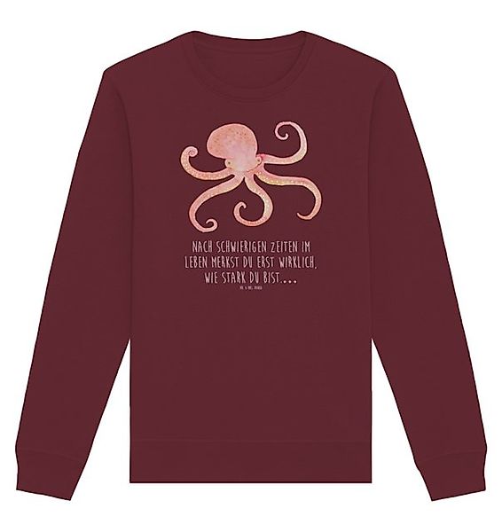 Mr. & Mrs. Panda Longpullover Tintenfisch Größe XXL - Burgundy - Geschenk, günstig online kaufen