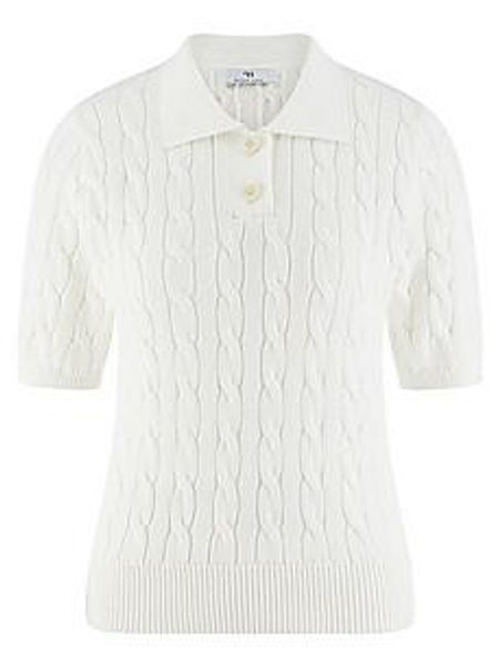 Polo-Pullover Peter Hahn weiss günstig online kaufen