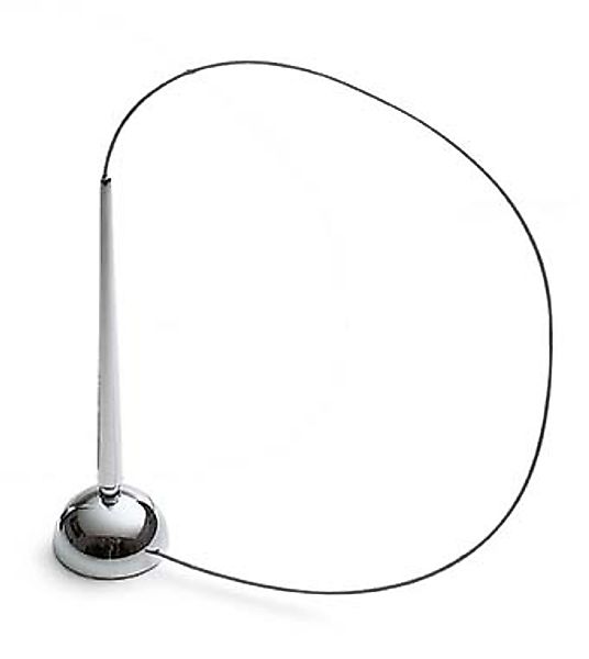 Clip Counter Stift rund mit Metallschnur - ideal für Empfangstresen günstig online kaufen