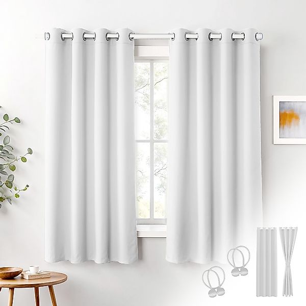 Cozyor Vorhang weiß 2er Set + günstig online kaufen
