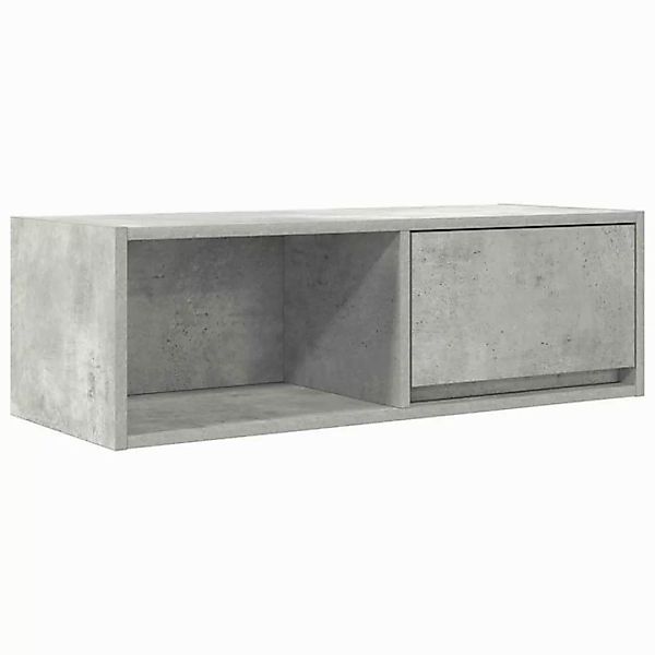 vidaXL TV-Schrank TV-Schrank Betongrau 80x31x25,5 cm Holzwerkstoff (1-St) günstig online kaufen