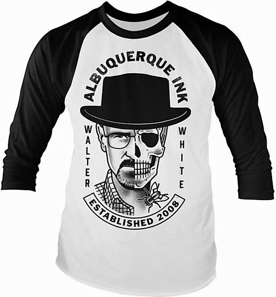 Breaking Bad T-Shirt Albuquerque Ink Baseball Long Sleeve Tee günstig online kaufen