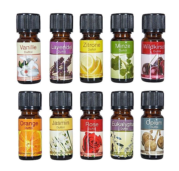 Levandeo® Duftlampe, 10 Duftöle im Set für Duftlampen Raumduft Lufterfrisch günstig online kaufen