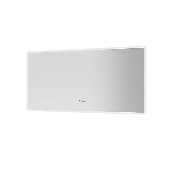 Aquabatos LED Badspiegel mit 3 Lichtfarben 140 x 70 cm Wandspiegel mit Bele günstig online kaufen