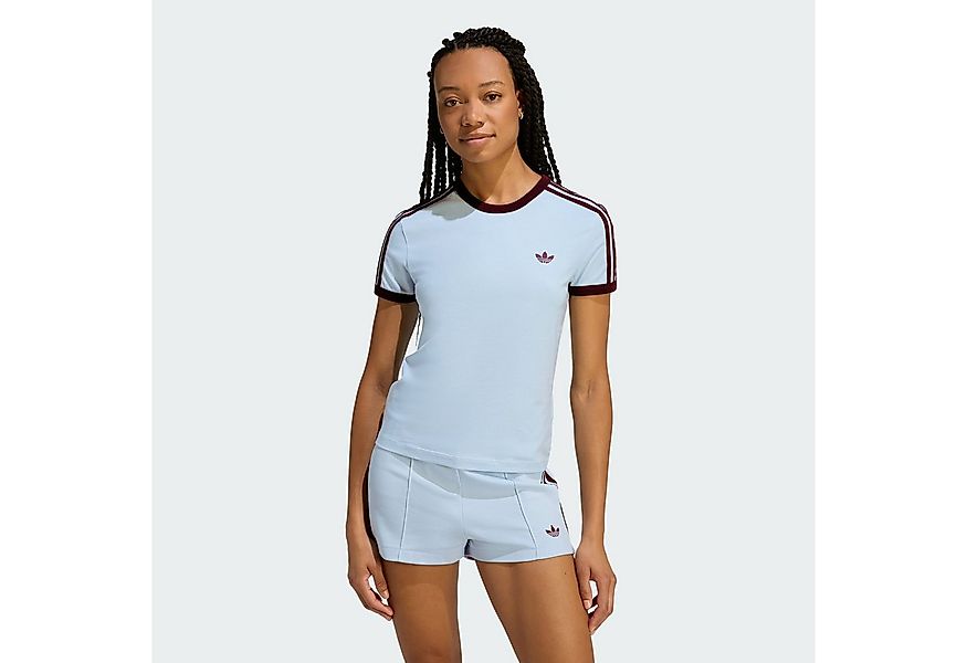 adidas Originals T-Shirt 3-STREIFEN T-SHIRT, SCHMAL GESCHNITTEN (1-tlg) günstig online kaufen