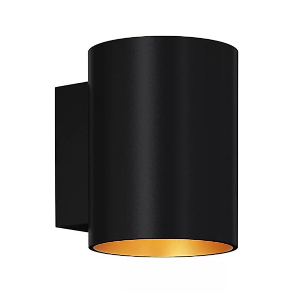 Wandlampe SOLA WL ROUND BLACK-GOLD 91061-N günstig online kaufen
