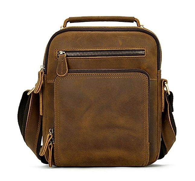 REDOM Umhängetasche Henkeltasche Handtasche Leder Tragetasche Aktentasche günstig online kaufen