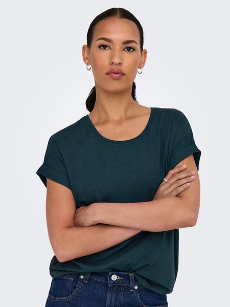 ONLY T-Shirt "ONLMOSTER – Kurzarmshirt mit Aufschlag und klassischem Look" günstig online kaufen