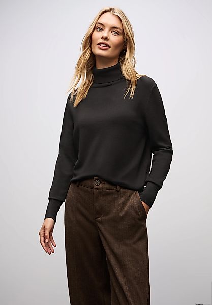 STREET ONE Rollkragenpullover mit Viskose günstig online kaufen
