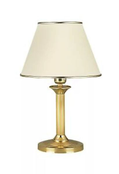 Tischlampe in Messing 44cm Bett Leuchte E27 PENELO günstig online kaufen