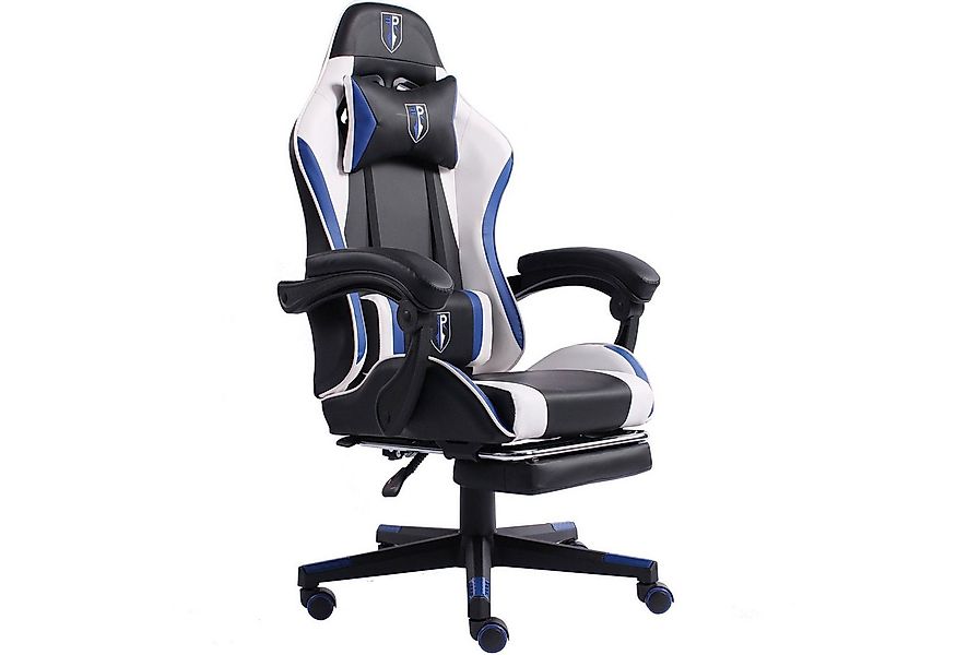 TRISENS Gaming-Stuhl Gaming-Stuhl Arijus Chefsessel mit Fußstütze im Racing günstig online kaufen