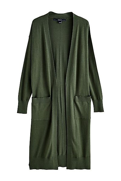 Next Strickjacke Lange, weiche Strickjacke mit Baumwollanteil (1-tlg) günstig online kaufen