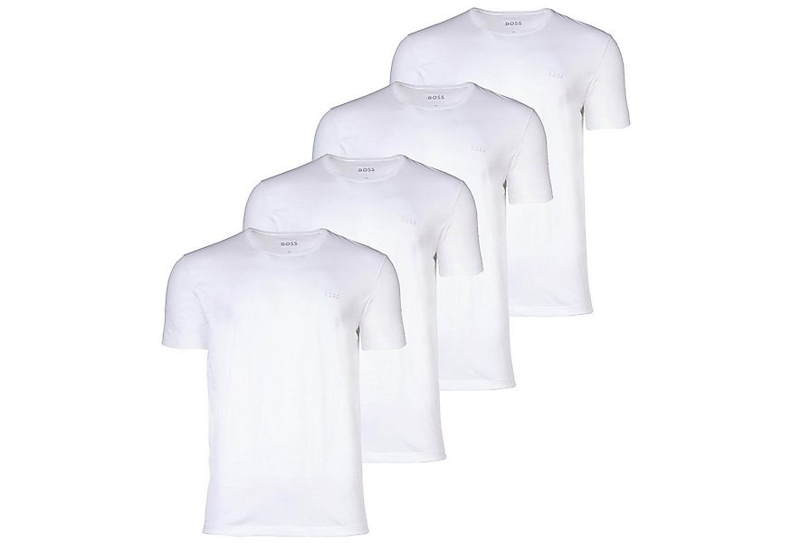 BOSS T-Shirt Herren T-Shirt 4er Pack Baumwolle (Packung, 4er Pack) günstig online kaufen