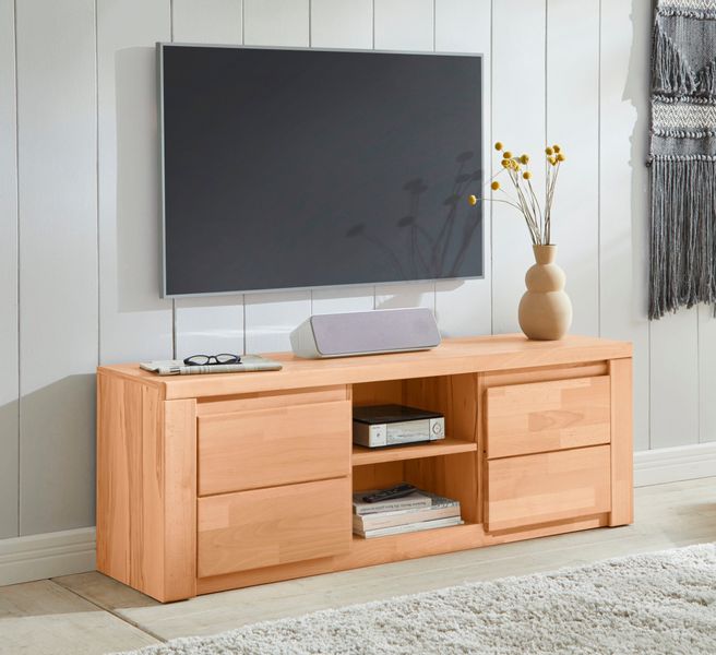 Home affaire Lowboard "Burani" grifflose Optik günstig online kaufen