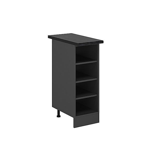 Vicco Küchenregal R-Line Offener Küchenschrank Anthrazit 30 cm AP Anthrazit günstig online kaufen