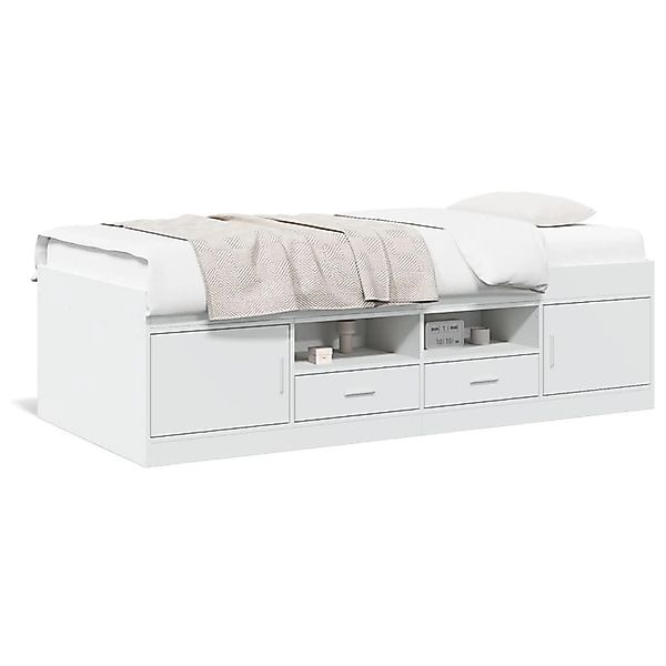 vidaXL Tagesbett mit Schubladen ohne Matratze Weiß 90x200 cm 3280244 günstig online kaufen