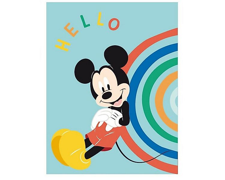 Wohndecke Disney Mickey Mouse Polar Fleece Decke 100x140 cm – Kuscheldecke, günstig online kaufen