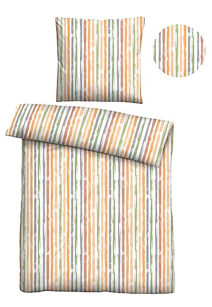 Castell - Markenbettwäsche Bettwäsche 0020372, Seersucker, günstig online kaufen