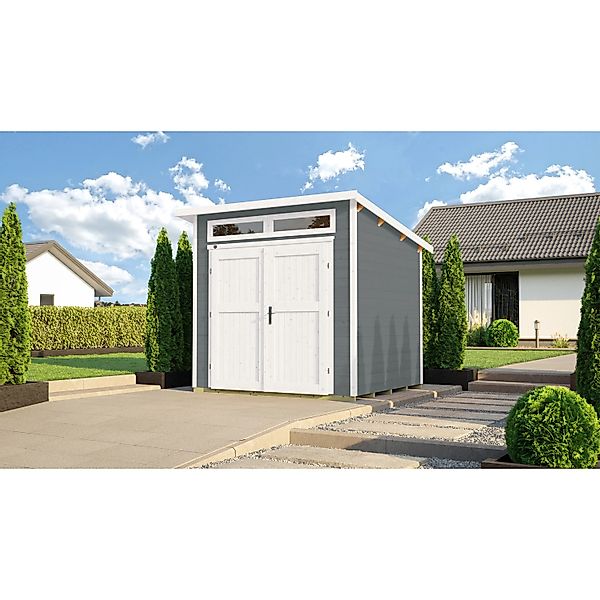 Weka Holz-Gartenhaus Weka Gartenhaus 264 Pultdach Lasiert 285 cm günstig online kaufen