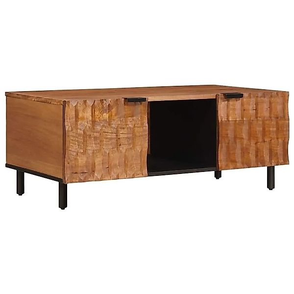 vidaXL Couchtisch Braun 100 x 54 x 40 cm Massivholz Mango 4017912 günstig online kaufen