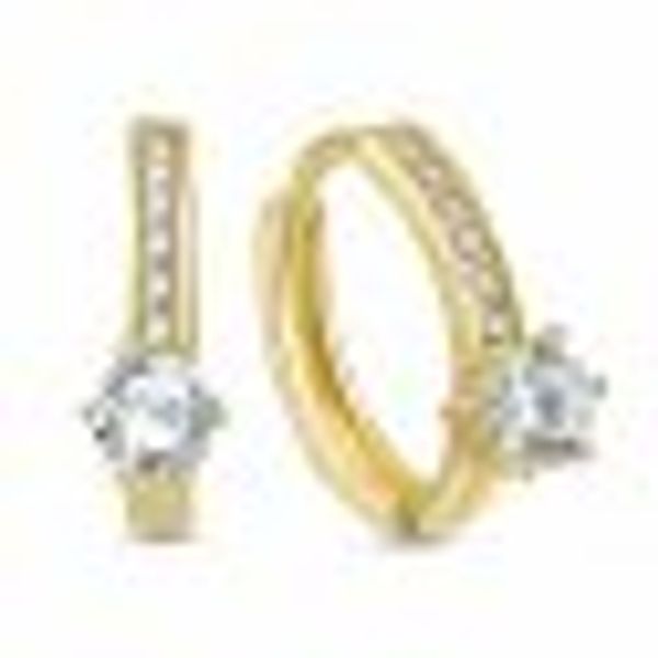 Creolen Creolen Solitär 925/- Sterling Silber günstig online kaufen